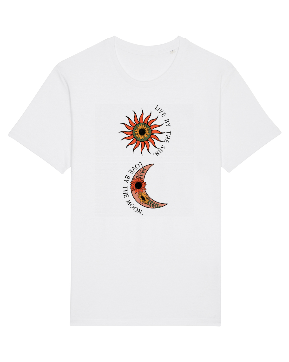 Tricou mânecă scurtă Unisex Rocker White