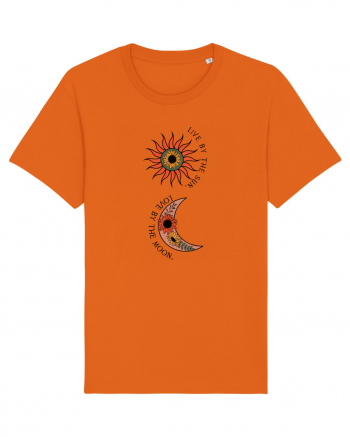 Live by the Sun Love by the Moon Bright Orange