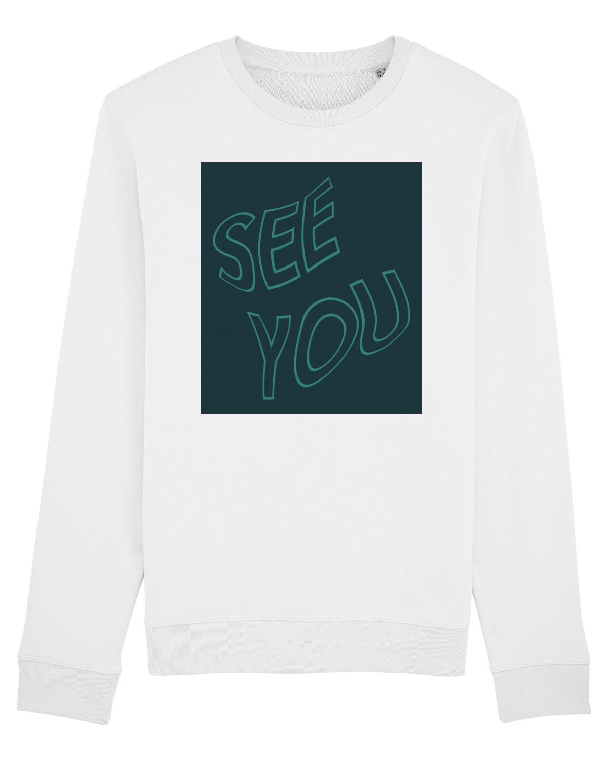 Bluză mânecă lungă Unisex Rise White