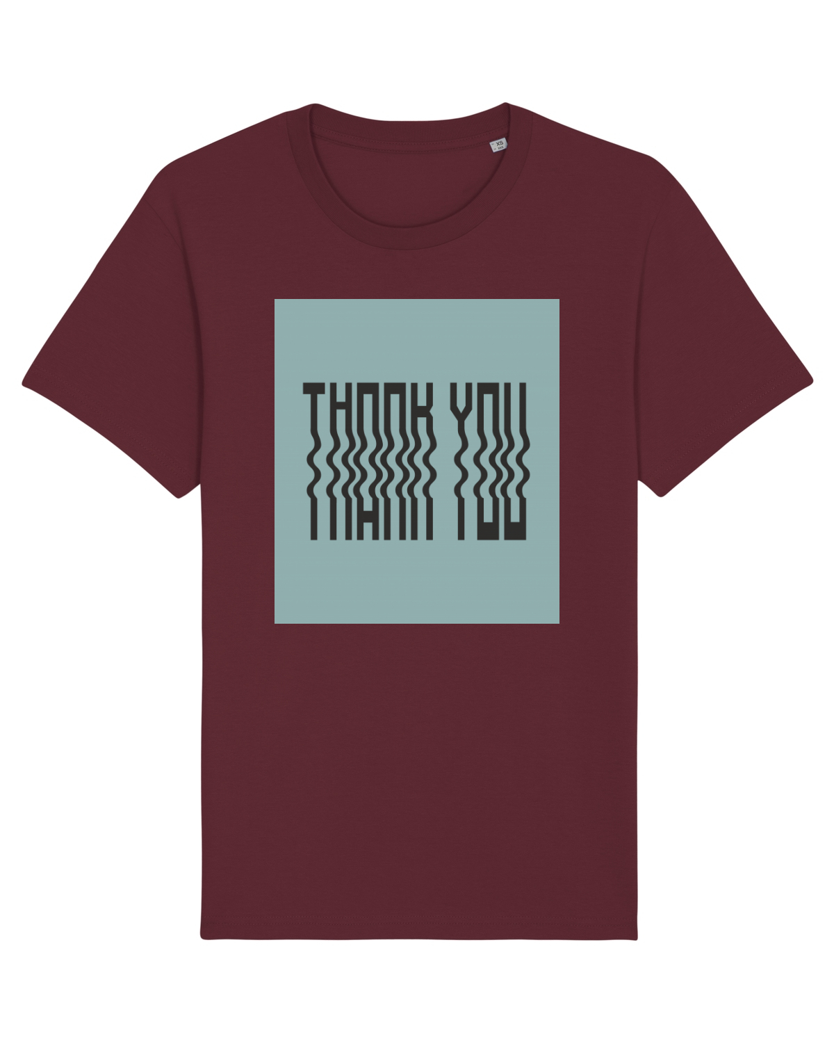 Tricou mânecă scurtă Unisex Rocker Burgundy