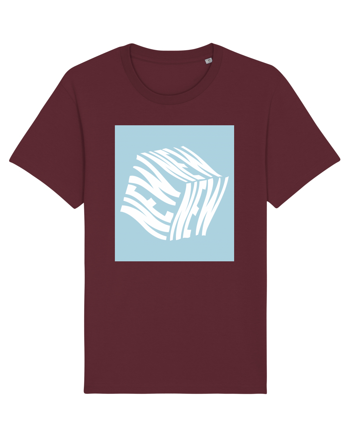 Tricou mânecă scurtă Unisex Rocker Burgundy