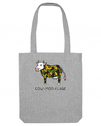 Cow-moo-flage Heather Grey