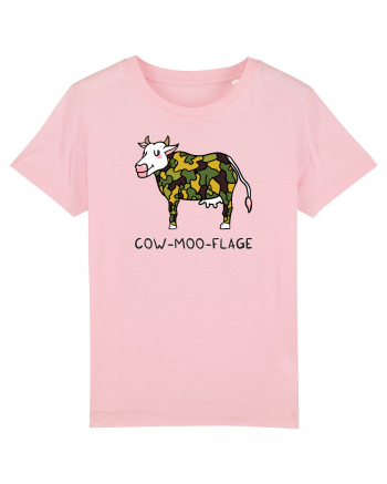 Cow-moo-flage Cotton Pink