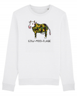 Cow-moo-flage Bluză mânecă lungă Unisex Rise