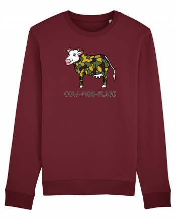 Cow-moo-flage Burgundy