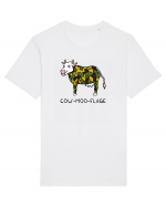 Cow-moo-flage Tricou mânecă scurtă Unisex Rocker