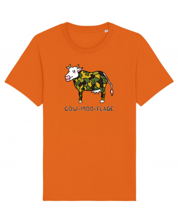 Cow-moo-flage Bright Orange