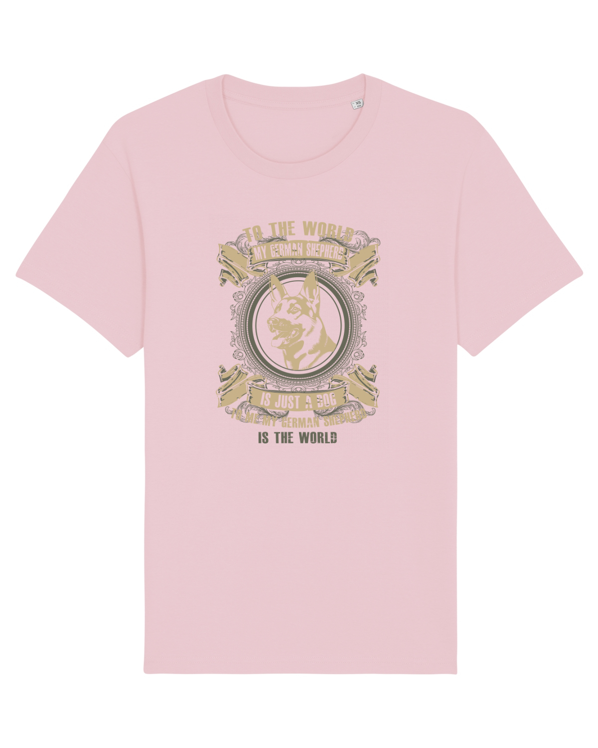 Tricou mânecă scurtă Unisex Rocker Cotton Pink