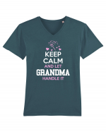 GRANDMA Tricou mânecă scurtă guler V Bărbat Presenter