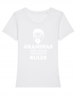 GRANDPAS Tricou mânecă scurtă guler larg fitted Damă Expresser