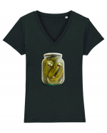 Pickle 09 Tricou mânecă scurtă guler V Damă Evoker