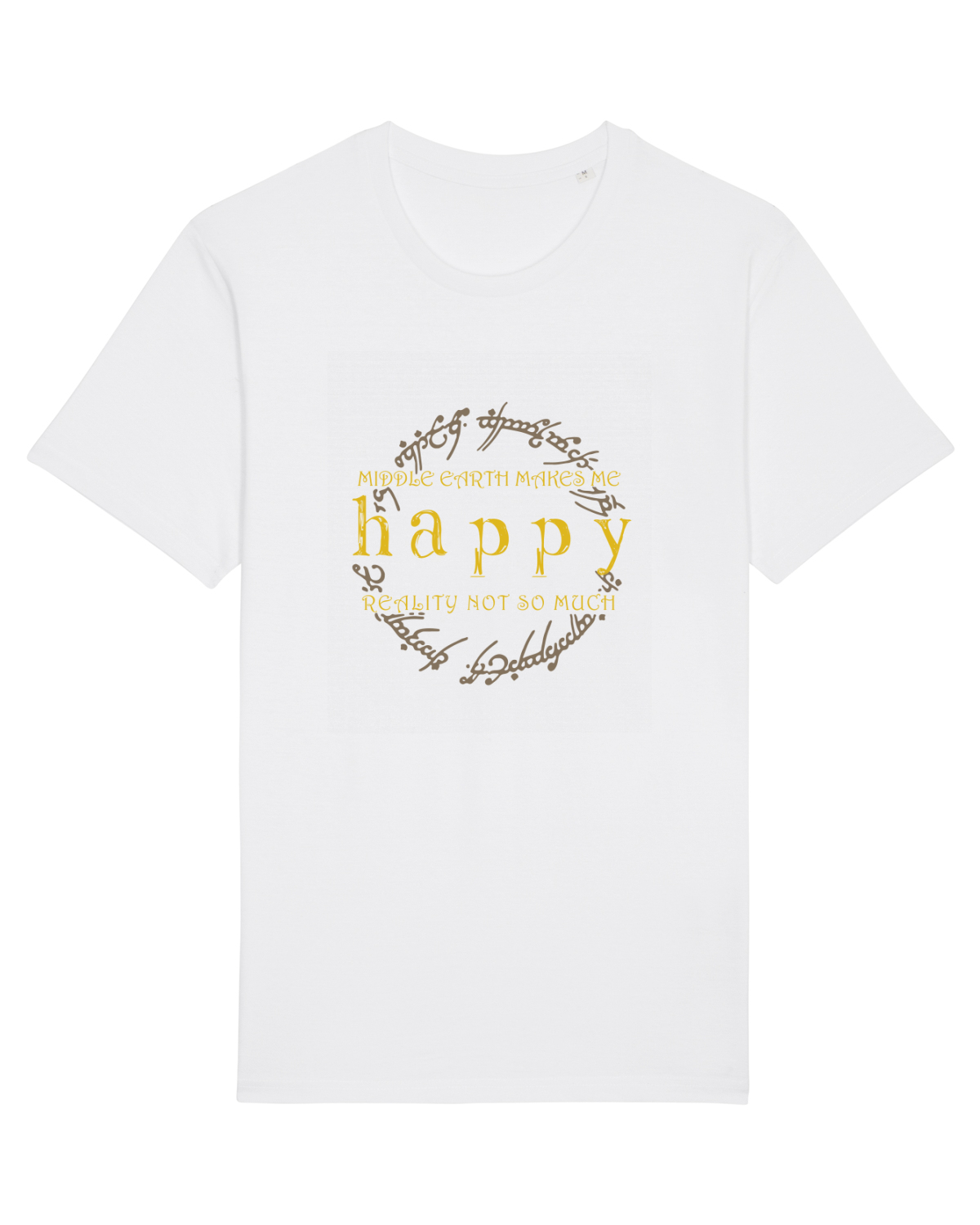 Tricou mânecă scurtă Unisex Rocker White