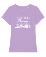 HAWAII Tricou mânecă scurtă guler larg fitted Damă Expresser