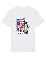 4th of July Tricou mânecă scurtă Unisex Rocker
