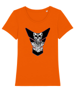 Tank Protector Skull Tricou mânecă scurtă guler larg fitted Damă Expresser
