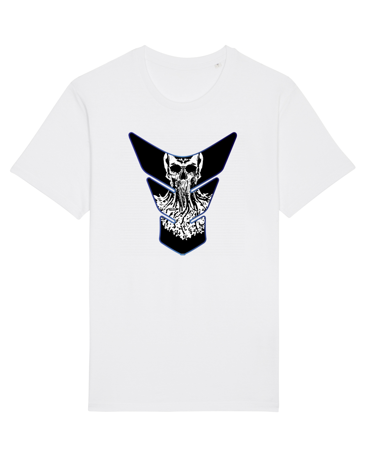 Tricou mânecă scurtă Unisex Rocker White