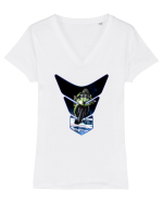 Tank Protector Bike Tricou mânecă scurtă guler V Damă Evoker