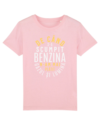 De când s-a scumpit benzina n-am mai plătit gazul și lumina Cotton Pink