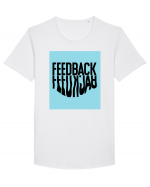 feedback 132 Tricou mânecă scurtă guler larg Bărbat Skater