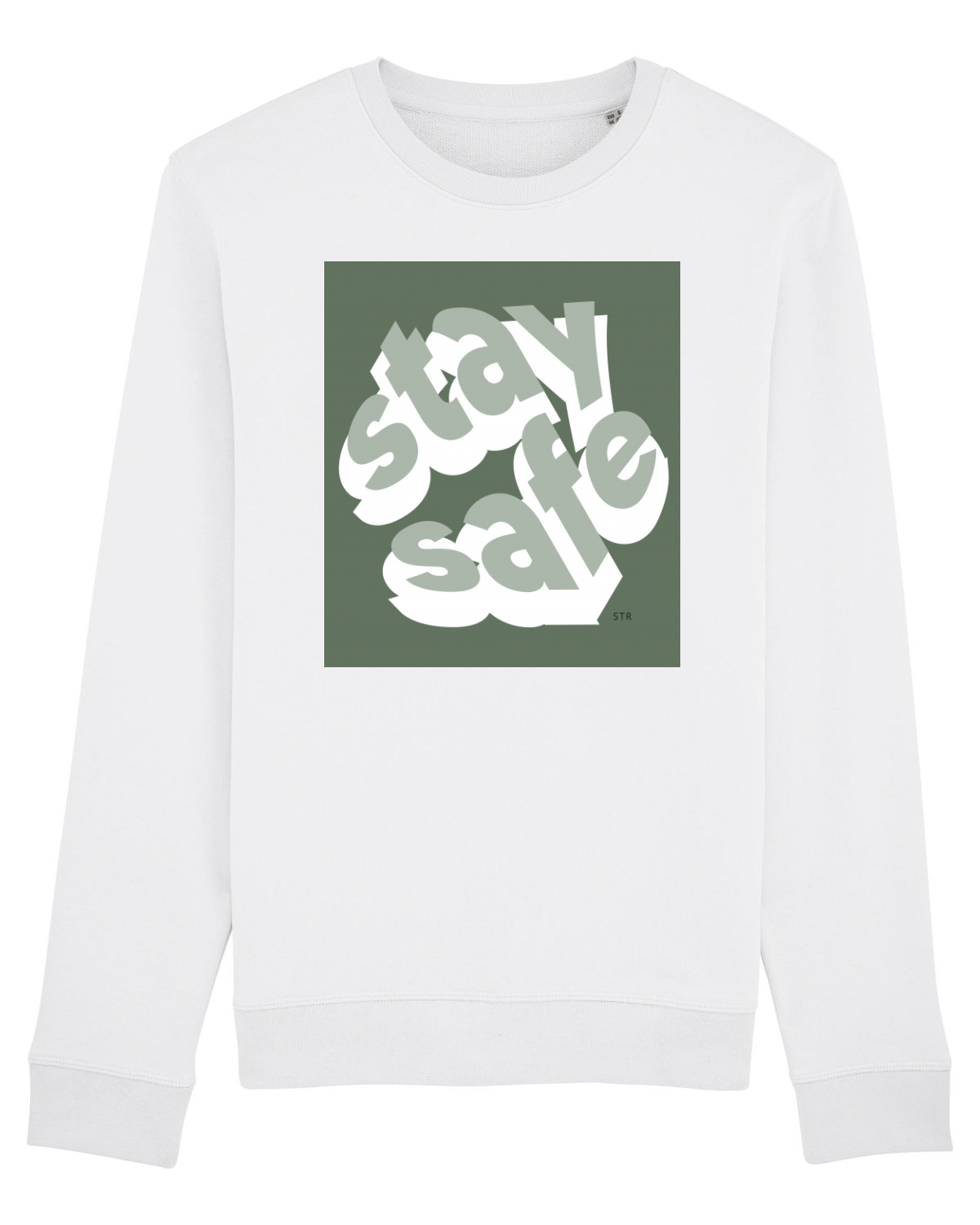 Bluză mânecă lungă Unisex Rise White