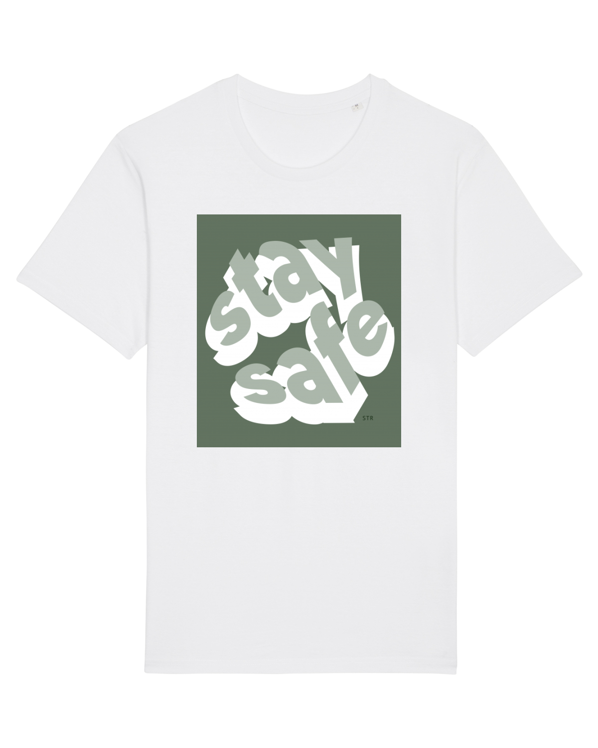 Tricou mânecă scurtă Unisex Rocker White