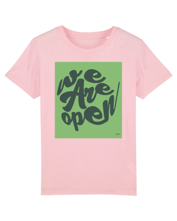we are open 296 Cotton Pink