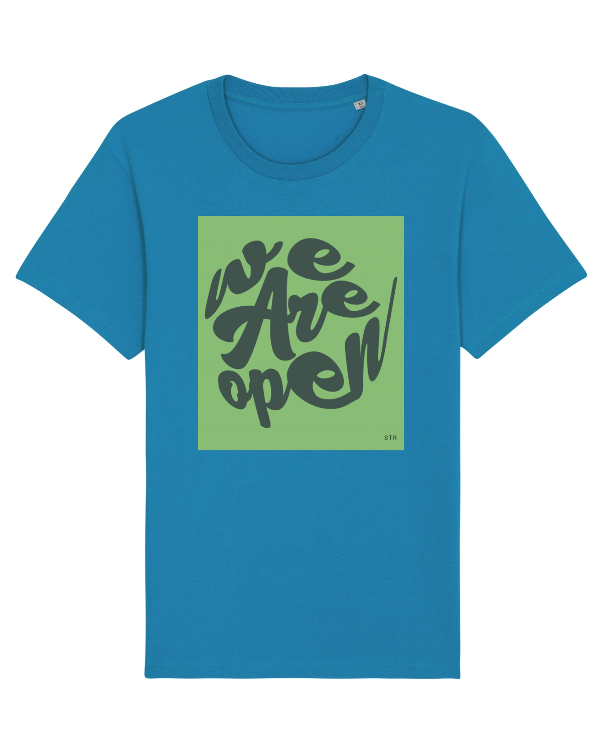 Tricou mânecă scurtă Unisex Rocker Azur