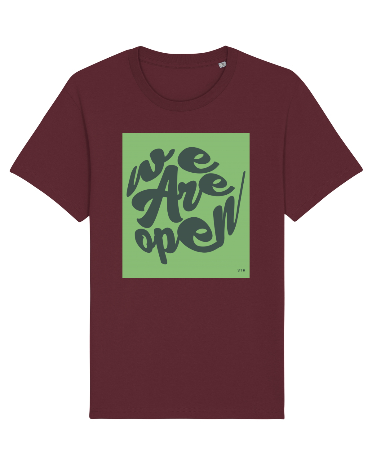 Tricou mânecă scurtă Unisex Rocker Burgundy