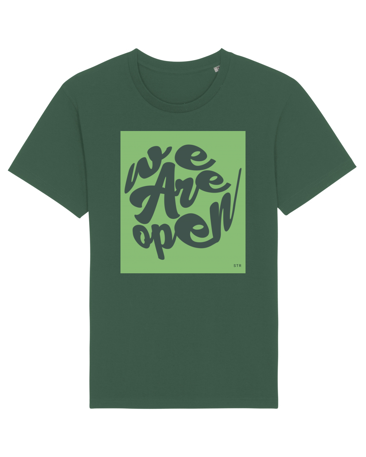 Tricou mânecă scurtă Unisex Rocker Bottle Green