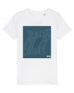 work from home 321 Tricou mânecă scurtă  Copii Mini Creator