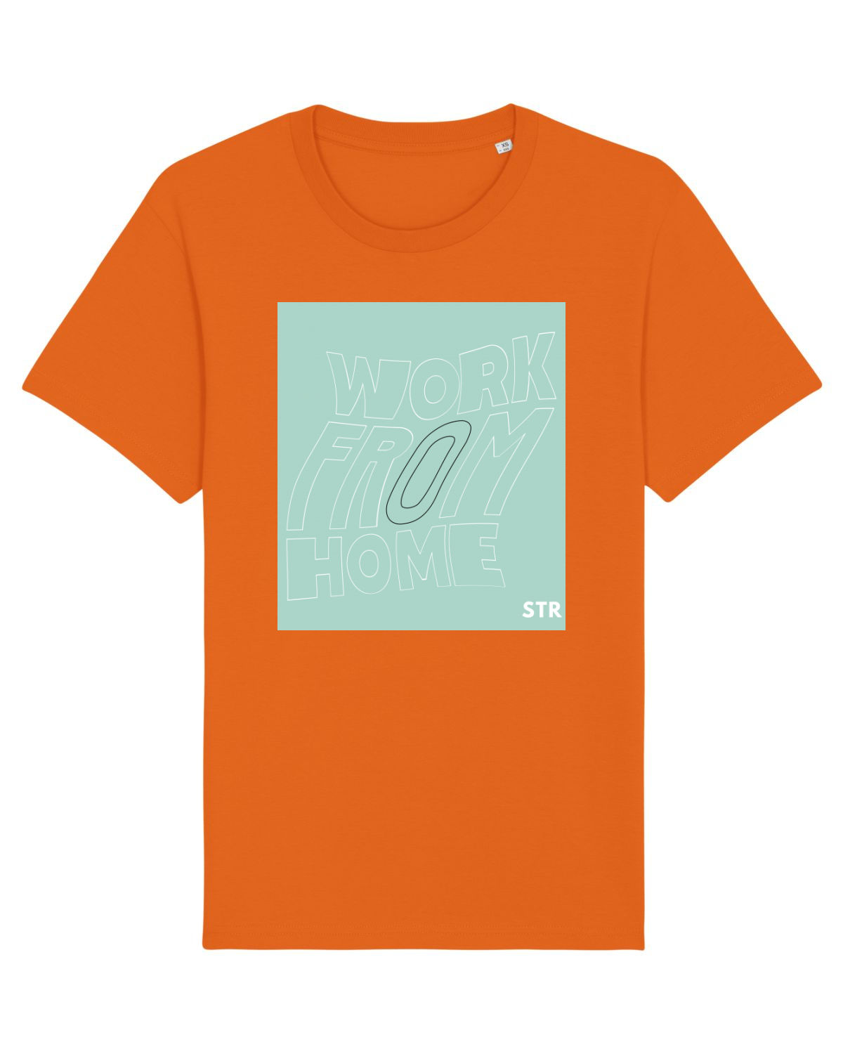 Tricou mânecă scurtă Unisex Rocker Bright Orange