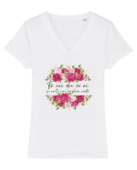 RAI Tricou mânecă scurtă guler V Damă Evoker