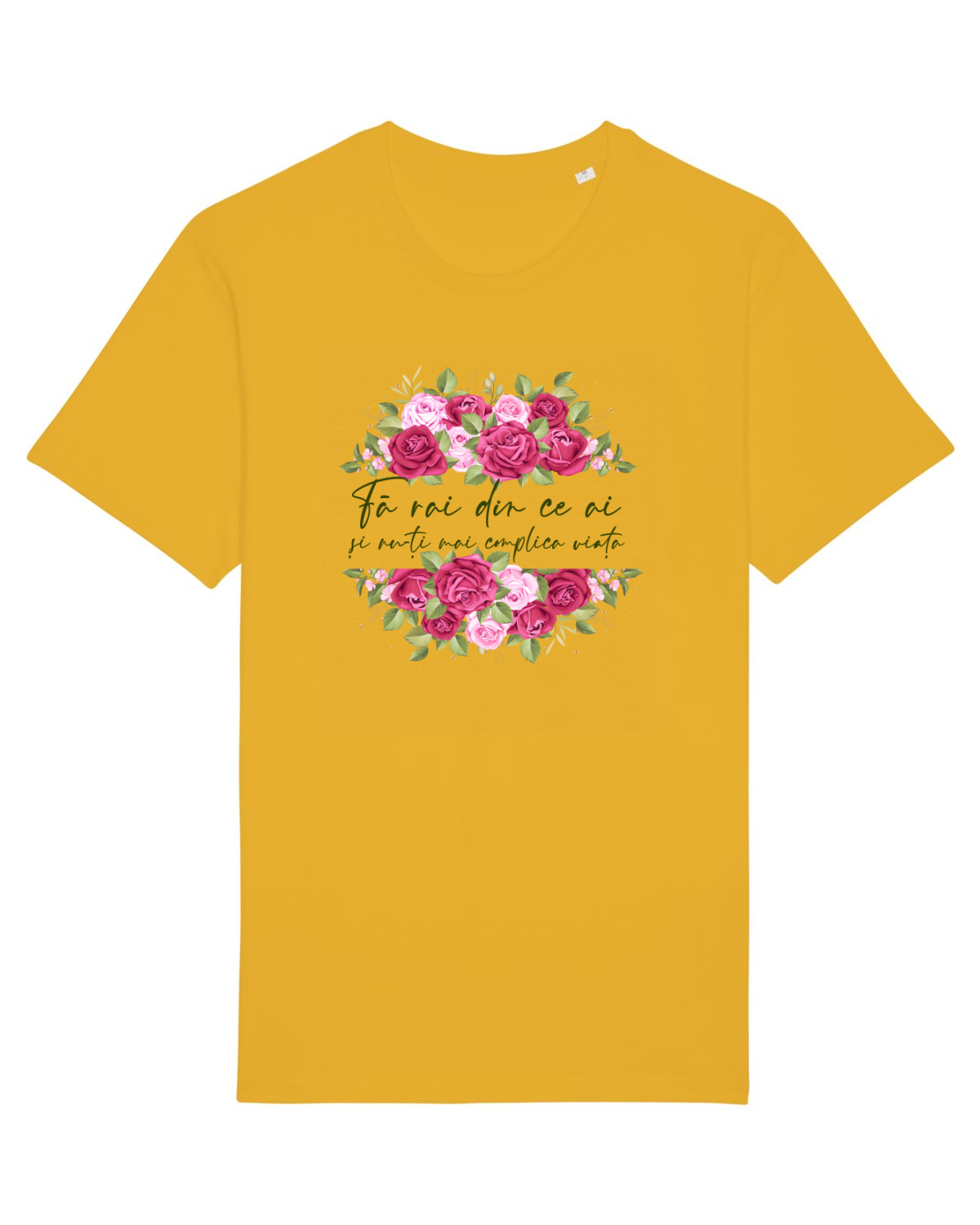 Tricou mânecă scurtă Unisex Rocker Spectra Yellow