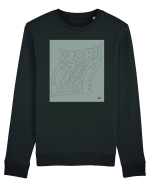 work from home 313 Bluză mânecă lungă Unisex Rise