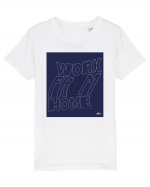 work from home 326 Tricou mânecă scurtă  Copii Mini Creator