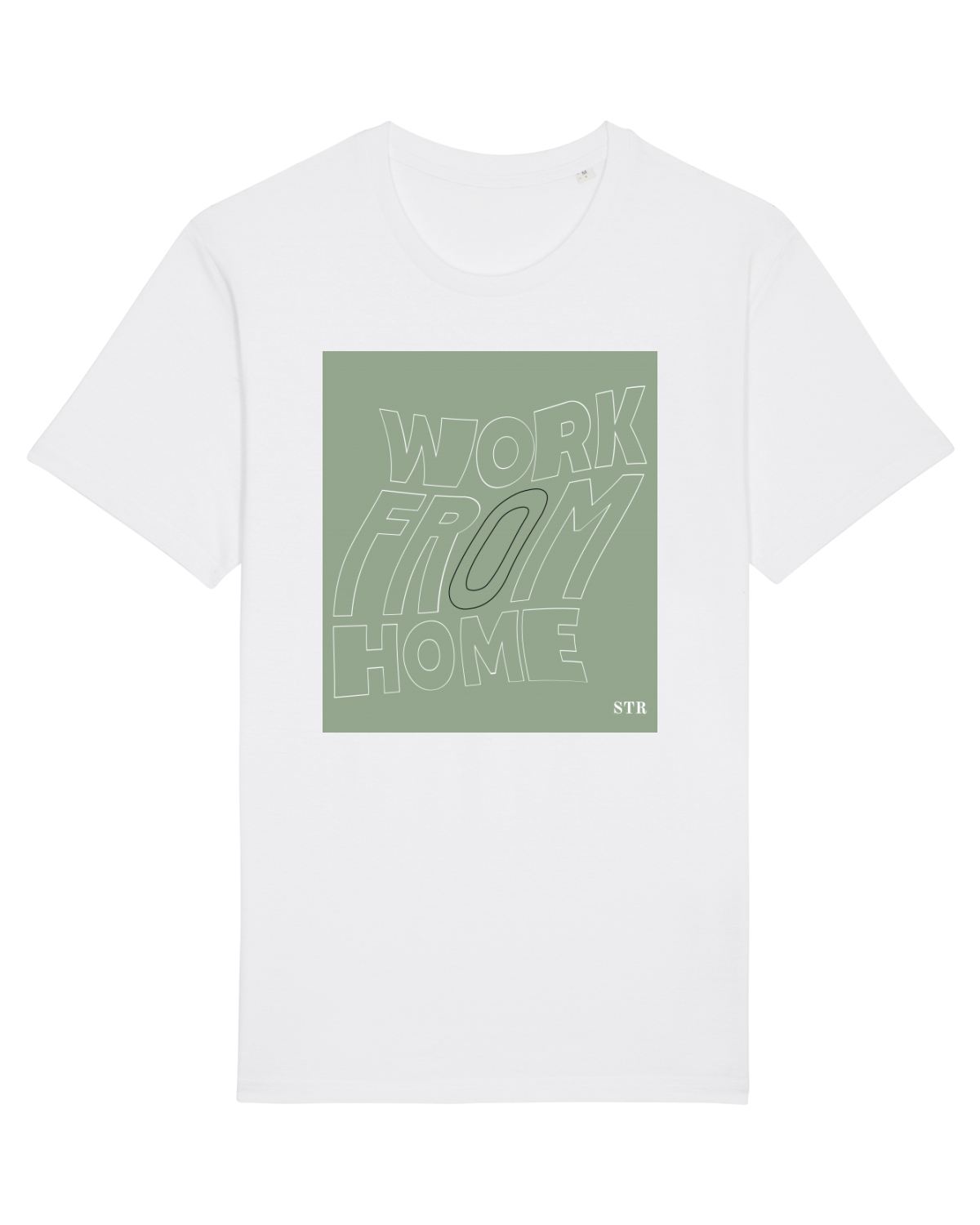 Tricou mânecă scurtă Unisex Rocker White