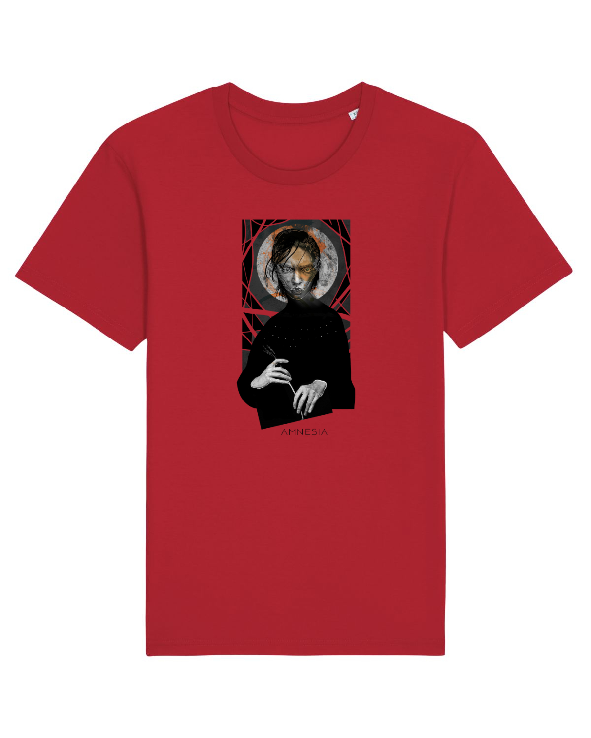 Tricou mânecă scurtă Unisex Rocker Red