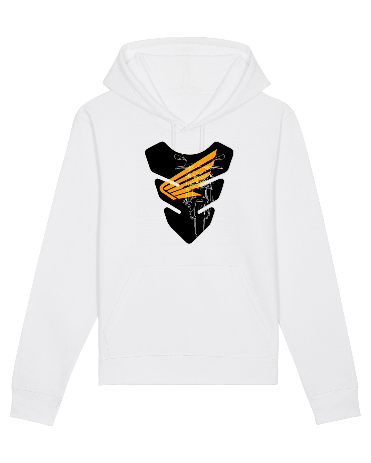 Hanorac Unisex Drummer White
