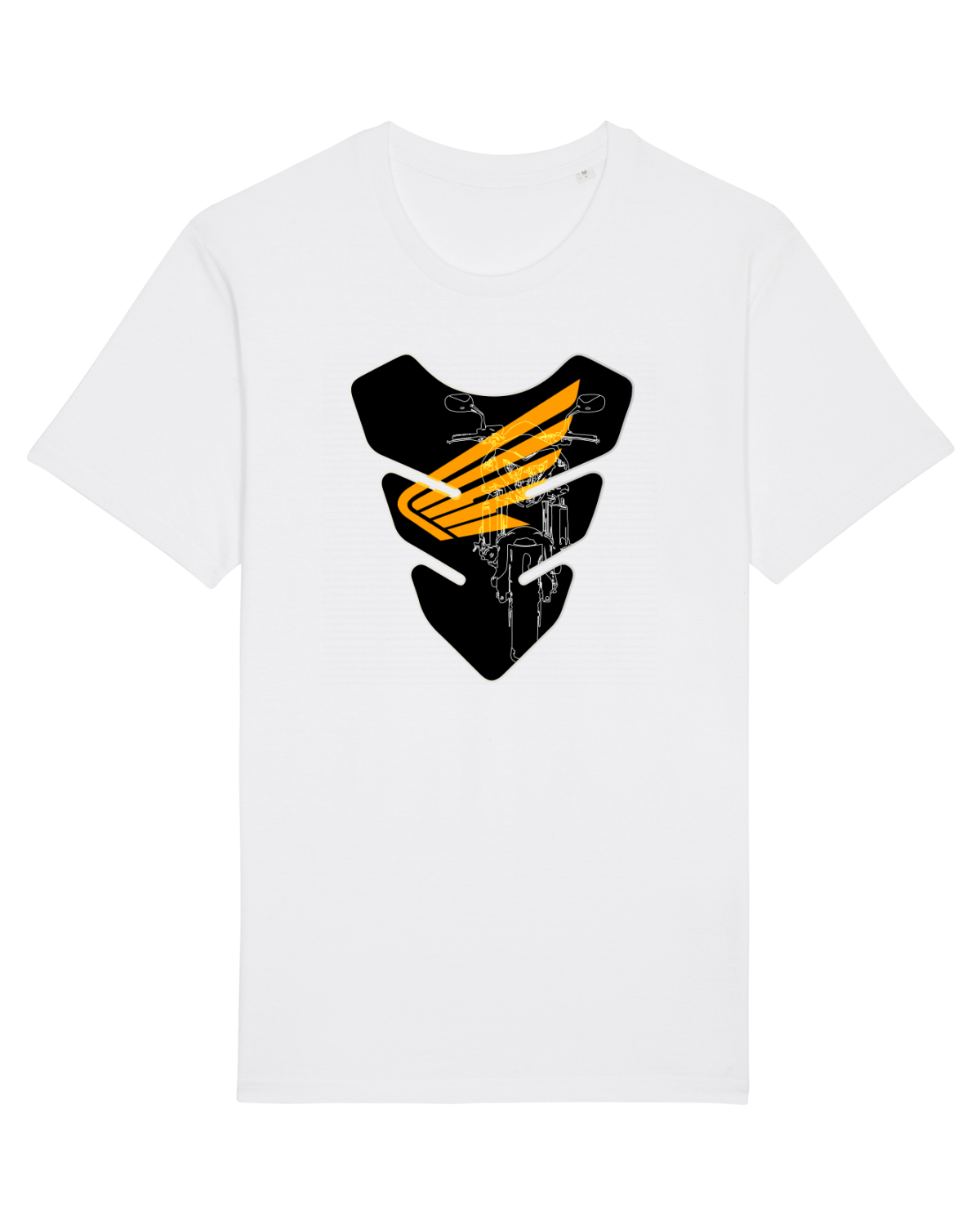 Tricou mânecă scurtă Unisex Rocker White