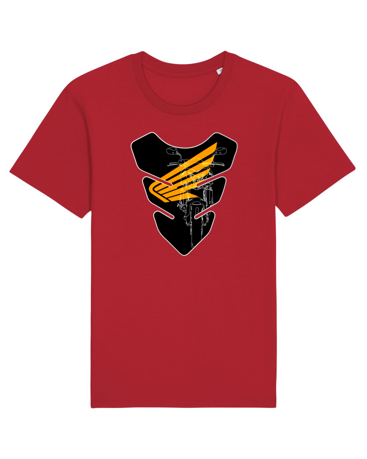 Tricou mânecă scurtă Unisex Rocker Red