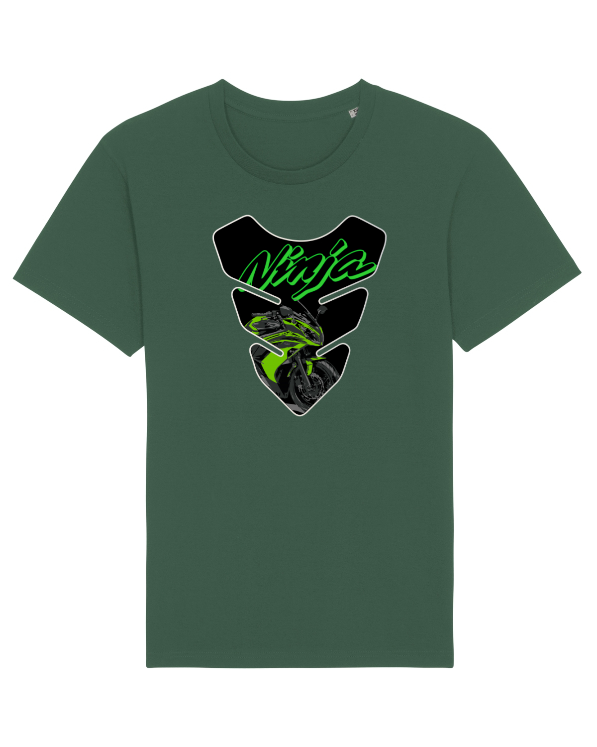 Tricou mânecă scurtă Unisex Rocker Bottle Green