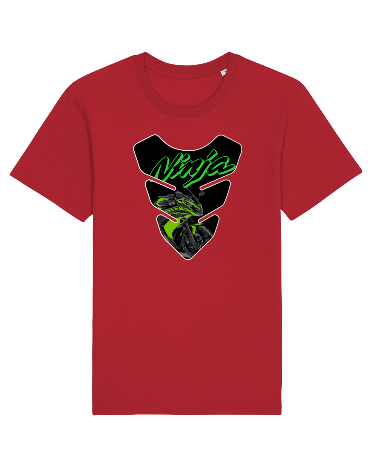 Tricou mânecă scurtă Unisex Rocker Red