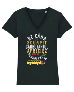 Carburantul și deodorantul, două elemente vitale în viața noastră (a unora) Tricou mânecă scurtă guler V Damă Evoker