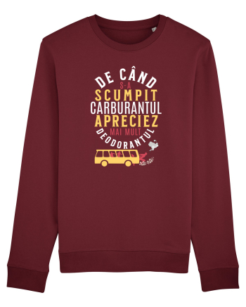 Carburantul și deodorantul, două elemente vitale în viața noastră (a unora) Burgundy