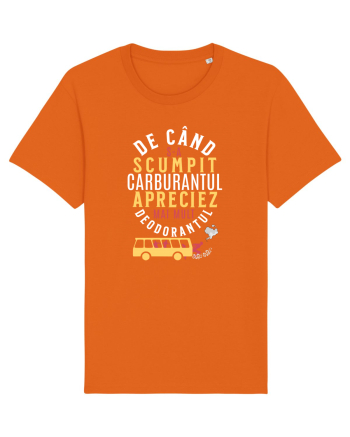 Carburantul și deodorantul, două elemente vitale în viața noastră (a unora) Bright Orange