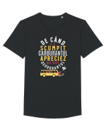 Carburantul și deodorantul, două elemente vitale în viața noastră (a unora) Tricou mânecă scurtă guler larg Bărbat Skater