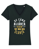 Alianta si Clanta, umor de sezon Tricou mânecă scurtă guler V Damă Evoker