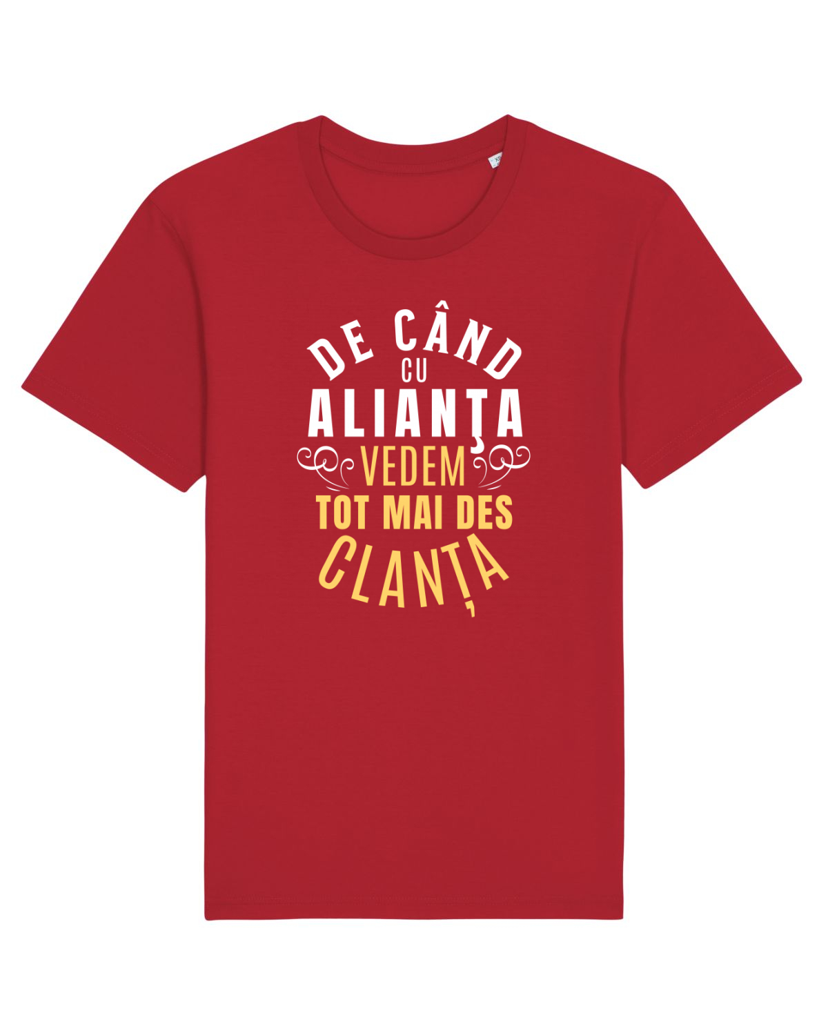 Tricou mânecă scurtă Unisex Rocker Red