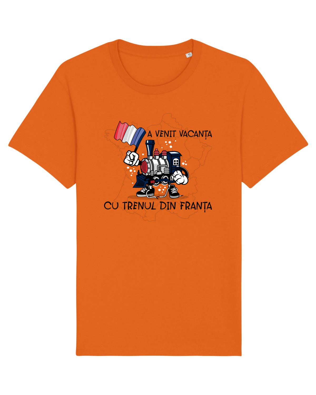 Tricou mânecă scurtă Unisex Rocker Bright Orange