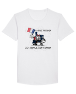 A venit vacanța cu trenul din Franța Tricou mânecă scurtă guler larg Bărbat Skater